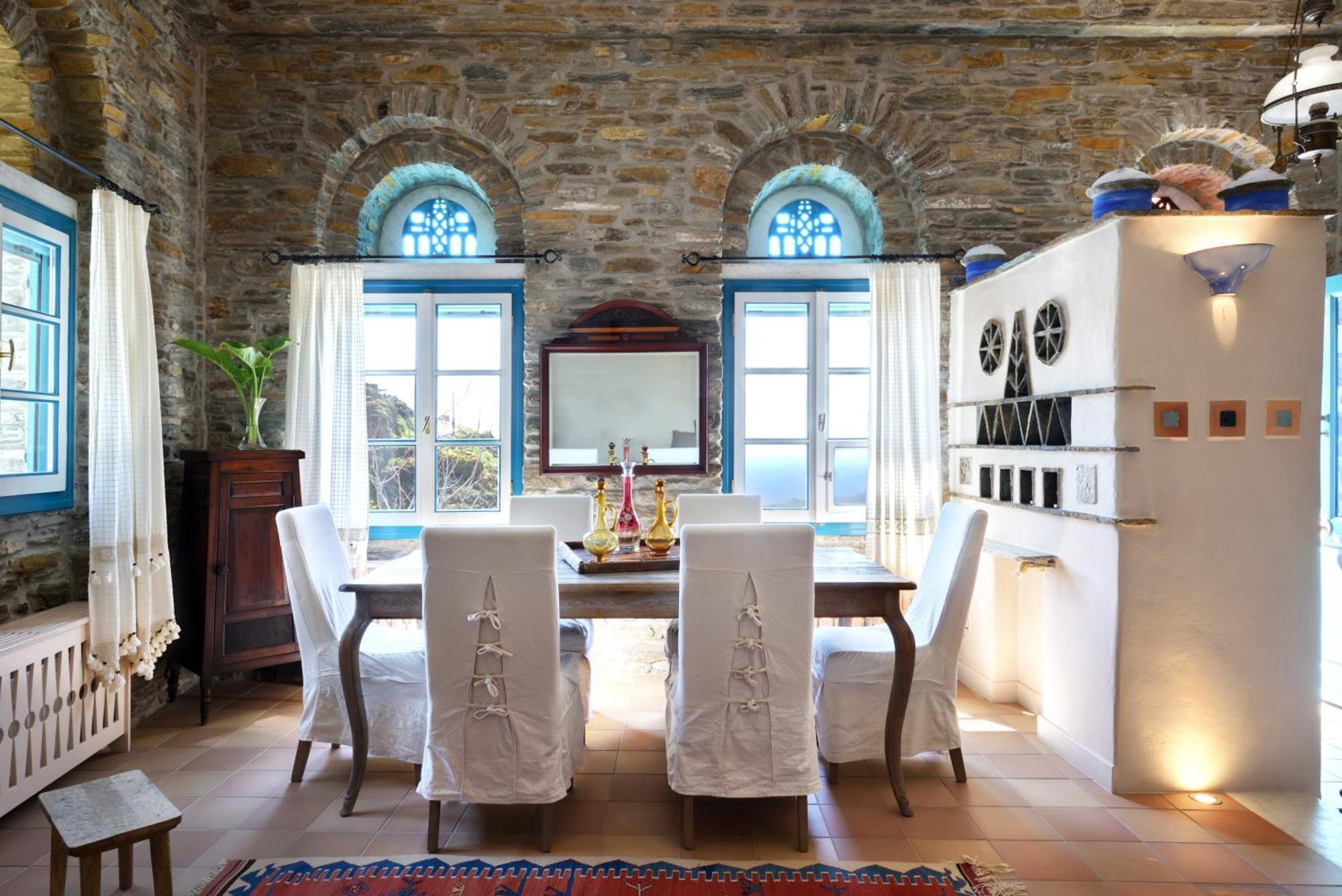 Villa Tinos Grand 6br 15ppl Infinite Views Triandáros